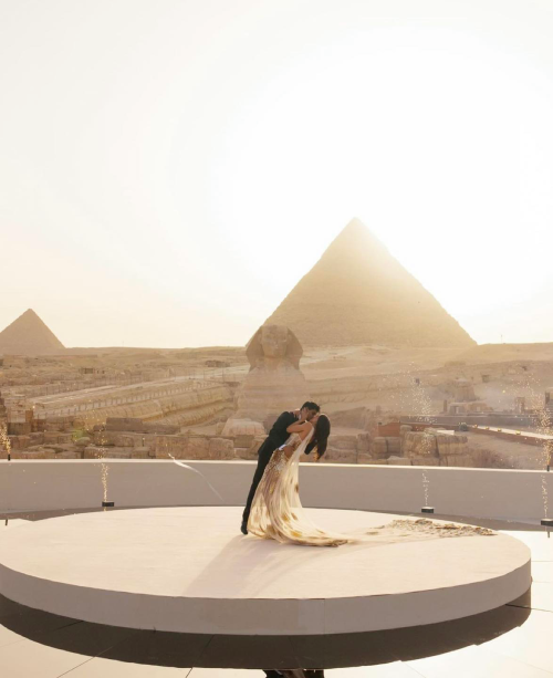 Ankur Jain and Erica Hammond Wedding in Egypt