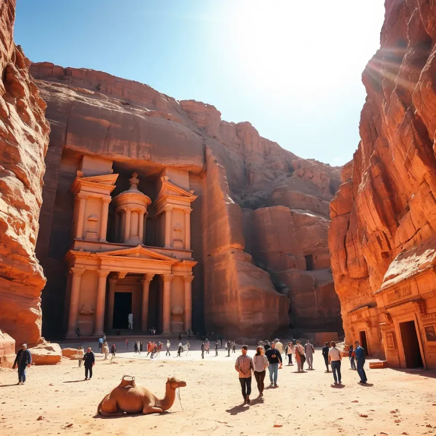 Tour de un día por Petra desde Sharm El Sheikh vía vuelo